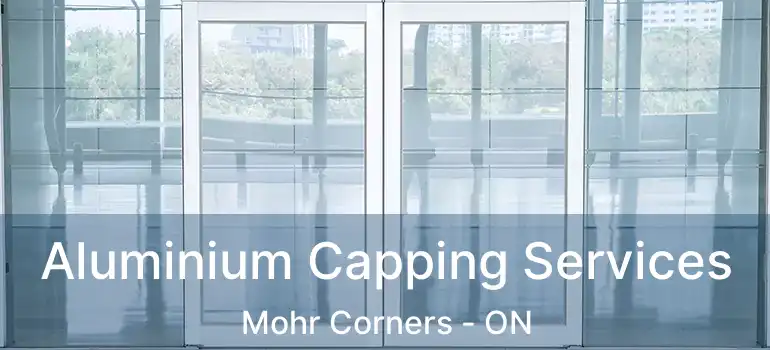 Aluminium Capping Services Mohr Corners - ON