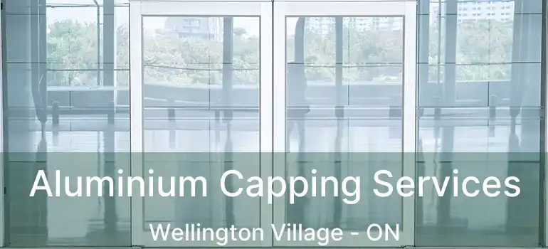 Aluminium Capping Services Wellington Village - ON