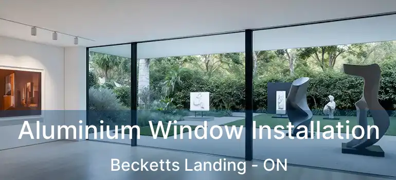 Aluminium Window Installation Becketts Landing - ON
