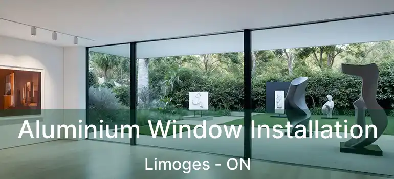 Aluminium Window Installation Limoges - ON