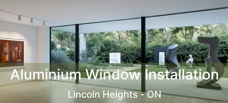 Aluminium Window Installation Lincoln Heights - ON