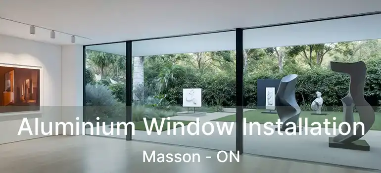  Aluminium Window Installation Masson - ON