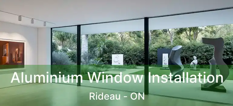 Aluminium Window Installation Rideau - ON