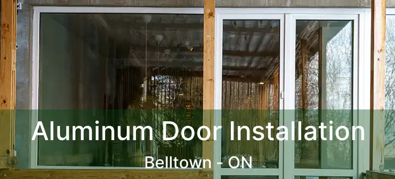  Aluminum Door Installation Belltown - ON