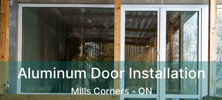 Aluminum Door Installation Mills Corners - ON