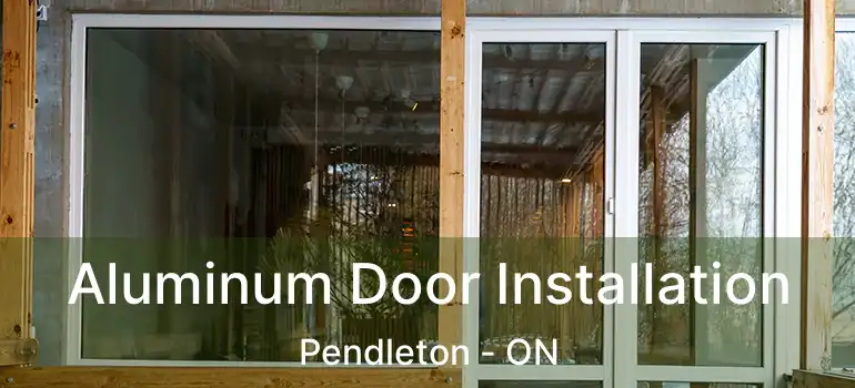  Aluminum Door Installation Pendleton - ON