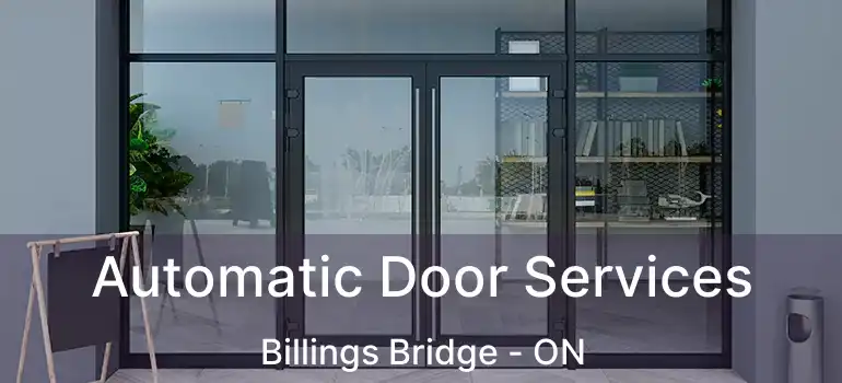 Automatic Door Services Billings Bridge - ON