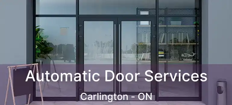 Automatic Door Services Carlington - ON