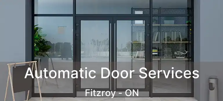 Automatic Door Services Fitzroy - ON