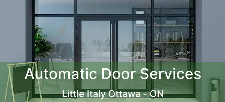  Automatic Door Services Little Italy Ottawa - ON