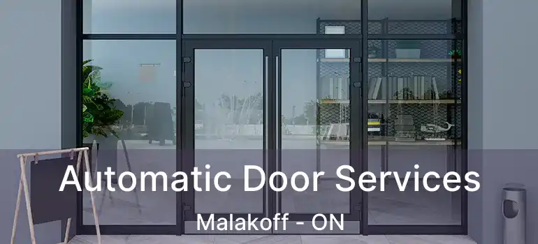 Automatic Door Services Malakoff - ON