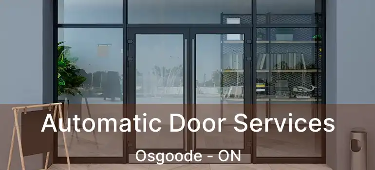 Automatic Door Services Osgoode - ON