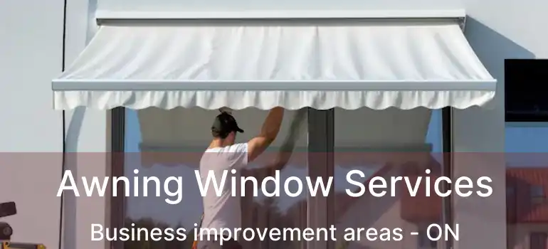 Awning Window Services Business improvement areas - ON