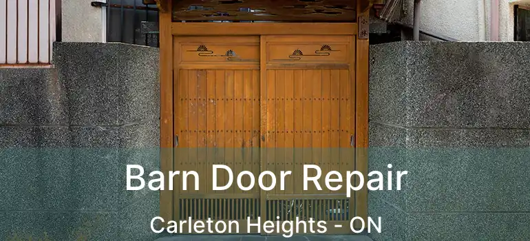  Barn Door Repair Carleton Heights - ON
