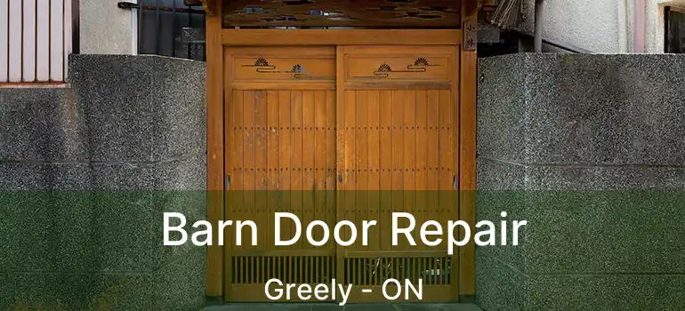  Barn Door Repair Greely - ON