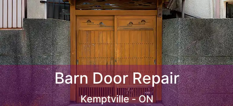  Barn Door Repair Kemptville - ON