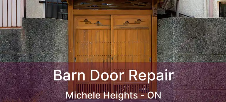 Barn Door Repair Michele Heights - ON