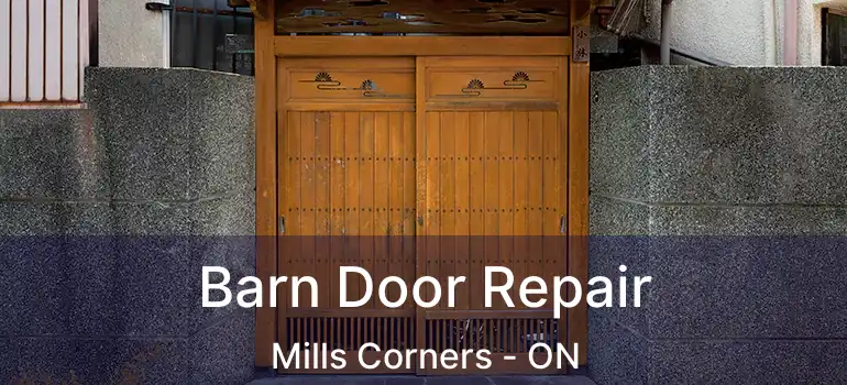 Barn Door Repair Mills Corners - ON