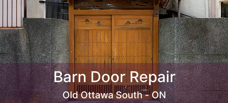  Barn Door Repair Old Ottawa South - ON