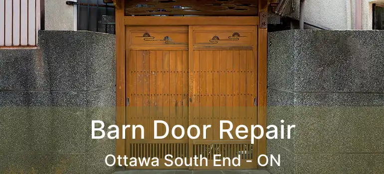  Barn Door Repair Ottawa South End - ON