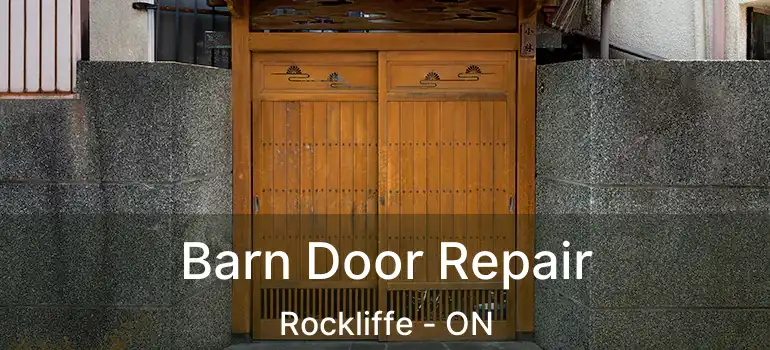Barn Door Repair Rockliffe - ON