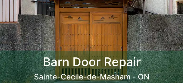  Barn Door Repair Sainte-Cecile-de-Masham - ON