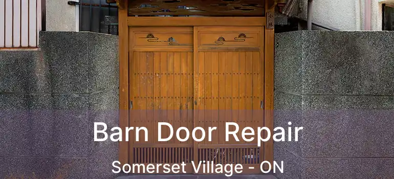 Barn Door Repair Somerset Village - ON