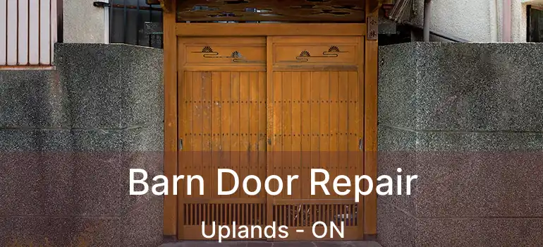  Barn Door Repair Uplands - ON