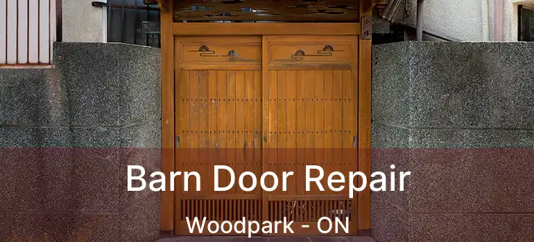  Barn Door Repair Woodpark - ON