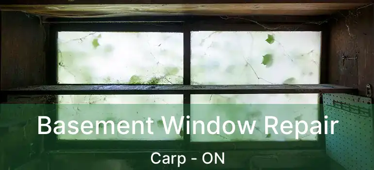  Basement Window Repair Carp - ON