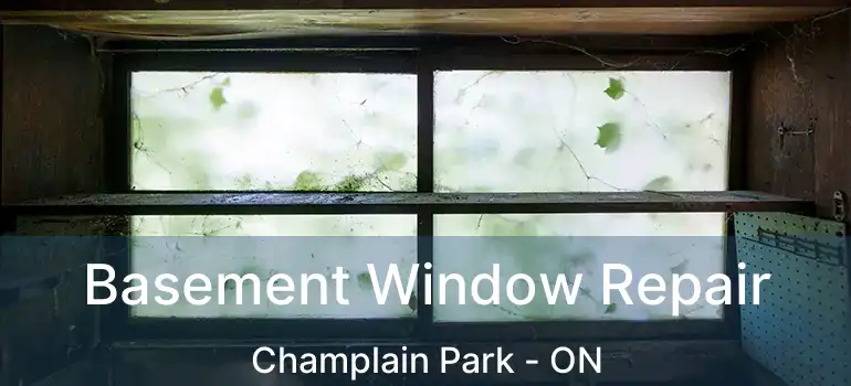 Basement Window Repair Champlain Park - ON
