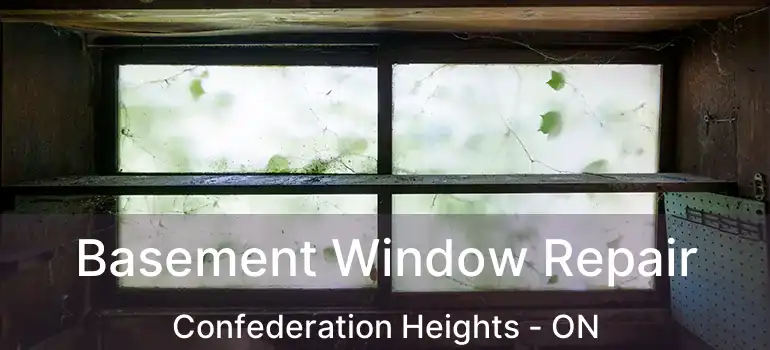 Basement Window Repair Confederation Heights - ON