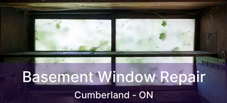 Basement Window Repair Cumberland - ON