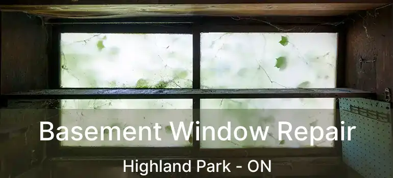  Basement Window Repair Highland Park - ON