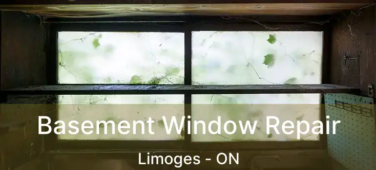 Basement Window Repair Limoges - ON