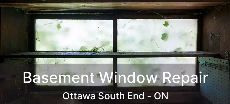 Basement Window Repair Ottawa South End - ON
