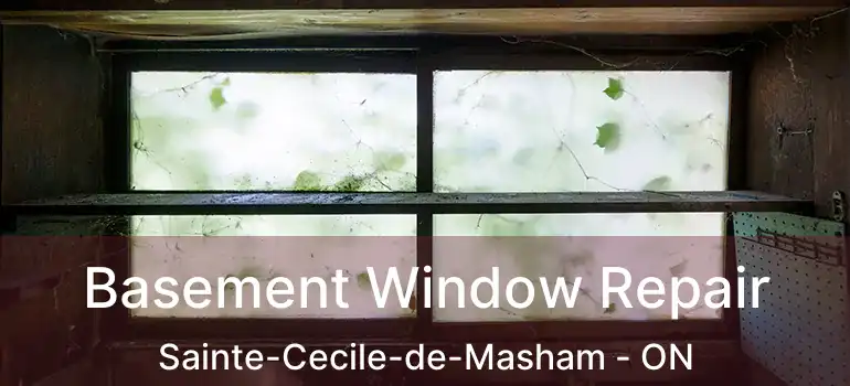  Basement Window Repair Sainte-Cecile-de-Masham - ON