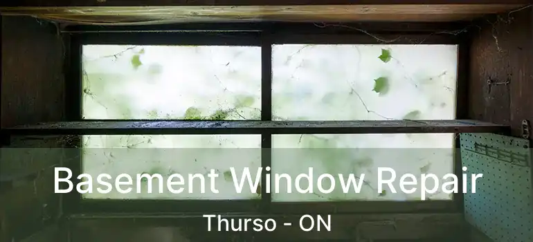  Basement Window Repair Thurso - ON