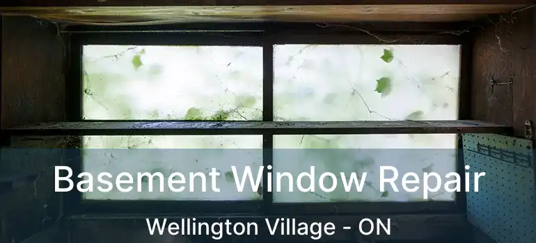 Basement Window Repair Wellington Village - ON