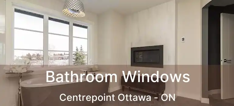 Bathroom Windows Centrepoint Ottawa - ON
