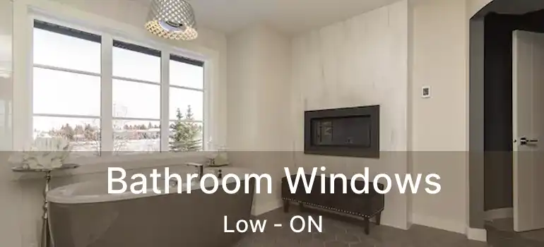 Bathroom Windows Low - ON
