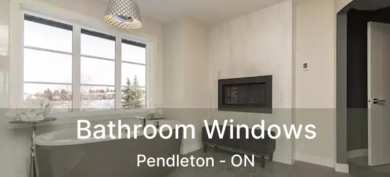 Bathroom Windows Pendleton - ON