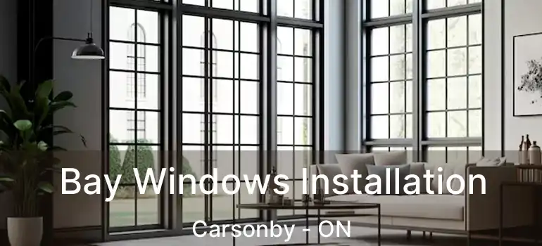 Bay Windows Installation Carsonby - ON