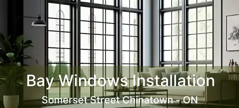 Bay Windows Installation Somerset Street Chinatown - ON