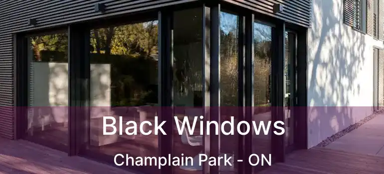 Black Windows Champlain Park - ON
