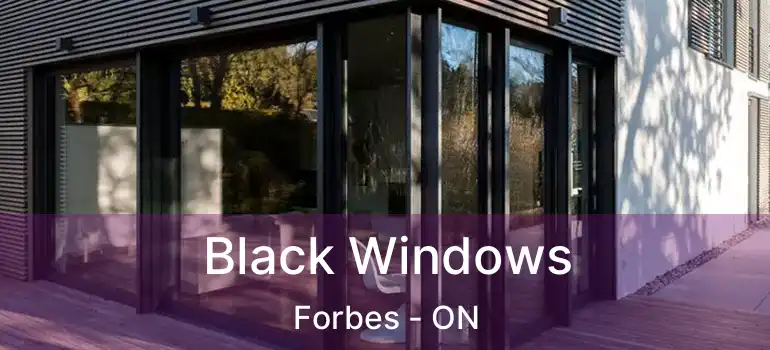 Black Windows Forbes - ON