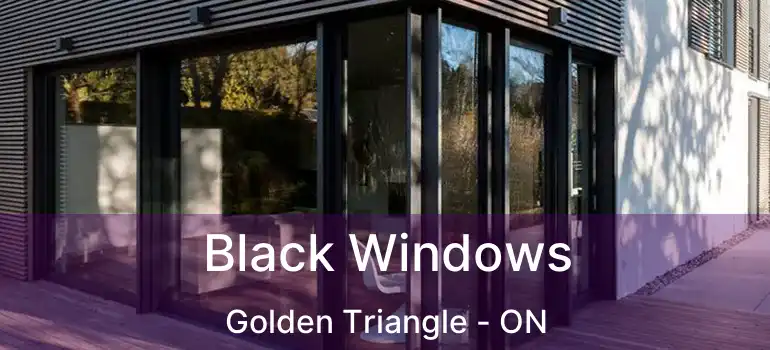 Black Windows Golden Triangle - ON