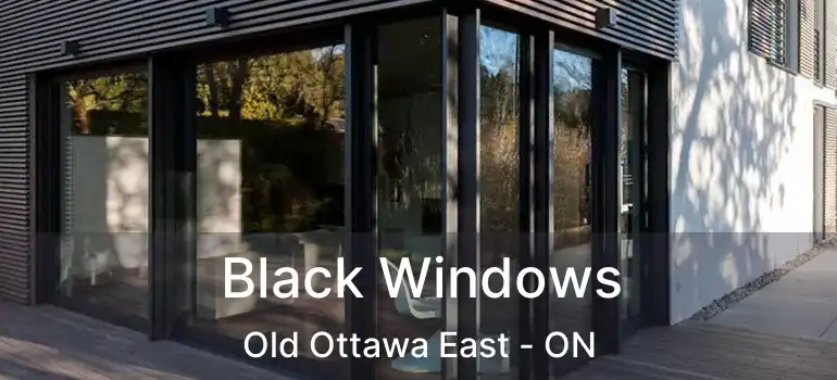 Black Windows Old Ottawa East - ON