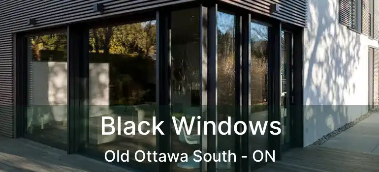 Black Windows Old Ottawa South - ON