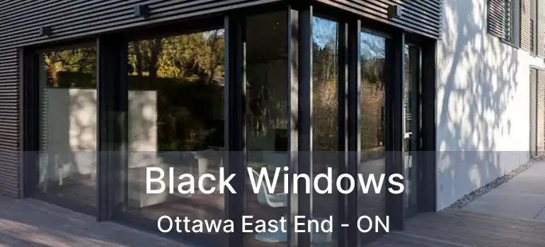 Black Windows Ottawa East End - ON